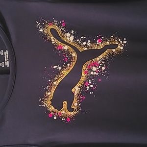 PUMA BRAND GIRLS BLUE "SPARKLING " TANK TOP SIZE XL